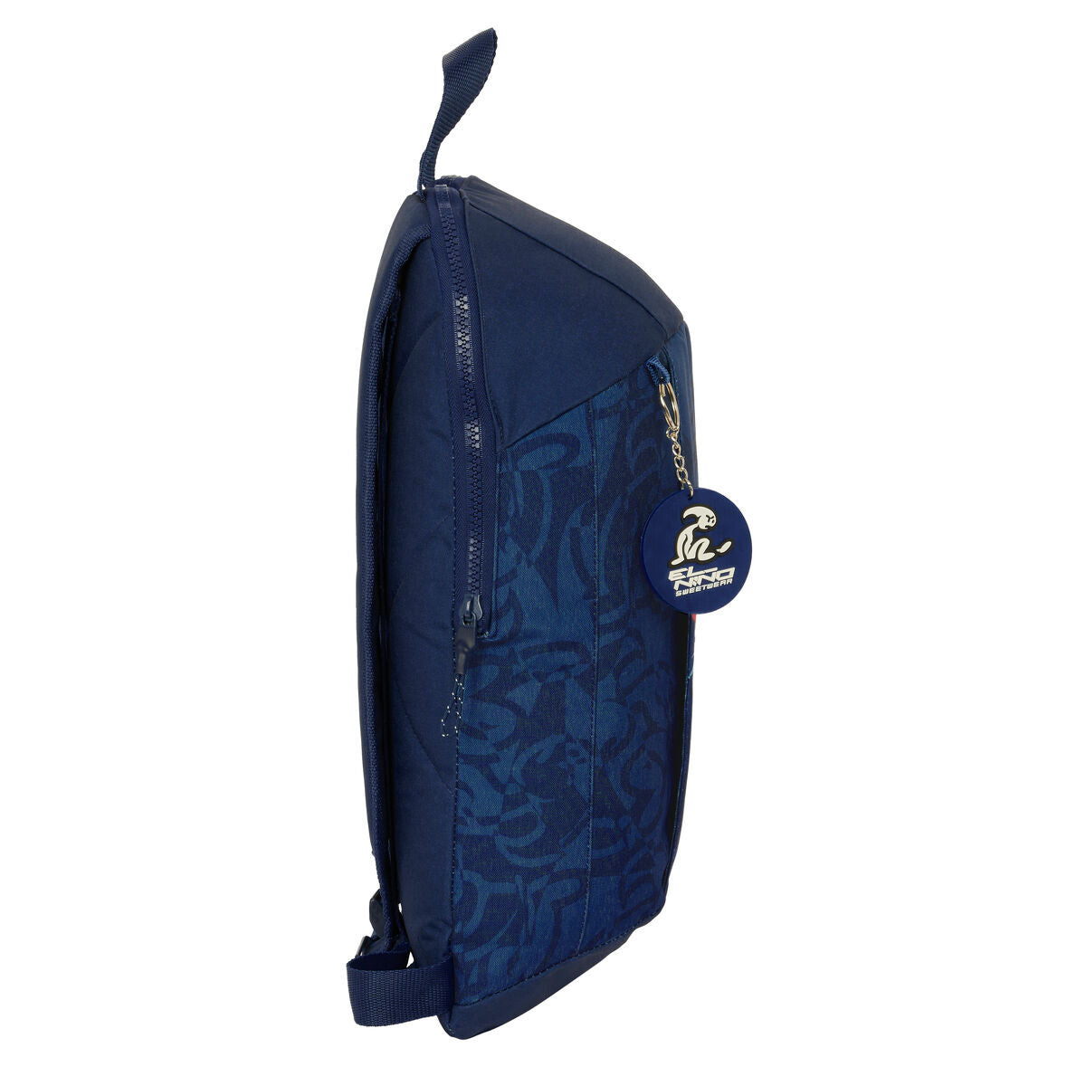 El Niño Paradise Mini Rucksack marineblau für Kinder, 22 × 39 × 10 cm – Seitenansicht
