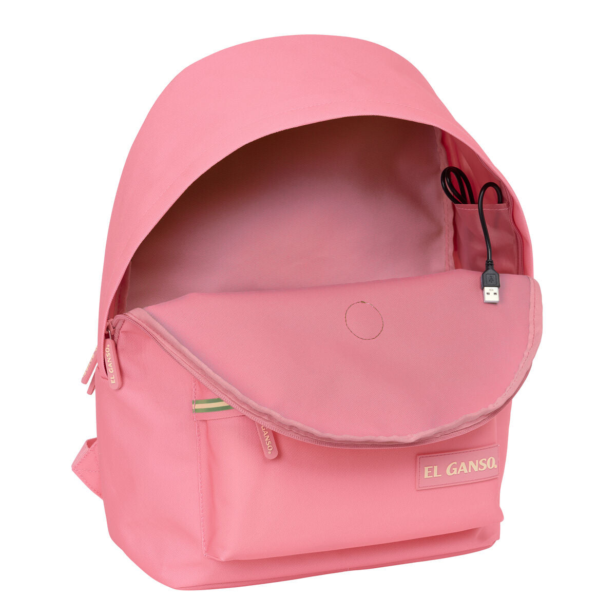 El Ganso MARSALA Schulrucksack in Marsala mit Notebook- und Tabletfach – Verpackung
