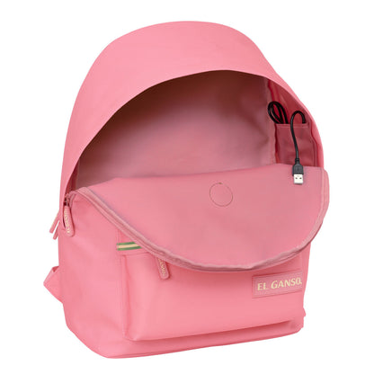 El Ganso MARSALA Schulrucksack in Marsala mit Notebook- und Tabletfach – Verpackung