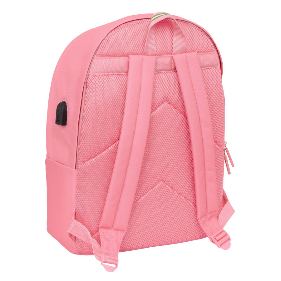 El Ganso MARSALA Schulrucksack in Marsala mit Notebook- und Tabletfach – Detailansicht