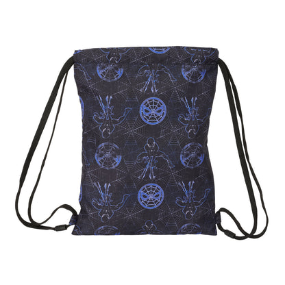 Spider-Man Attack Rucksacktasche Schwarz für Kinder 26 x 34 x 1 cm – Rückansicht