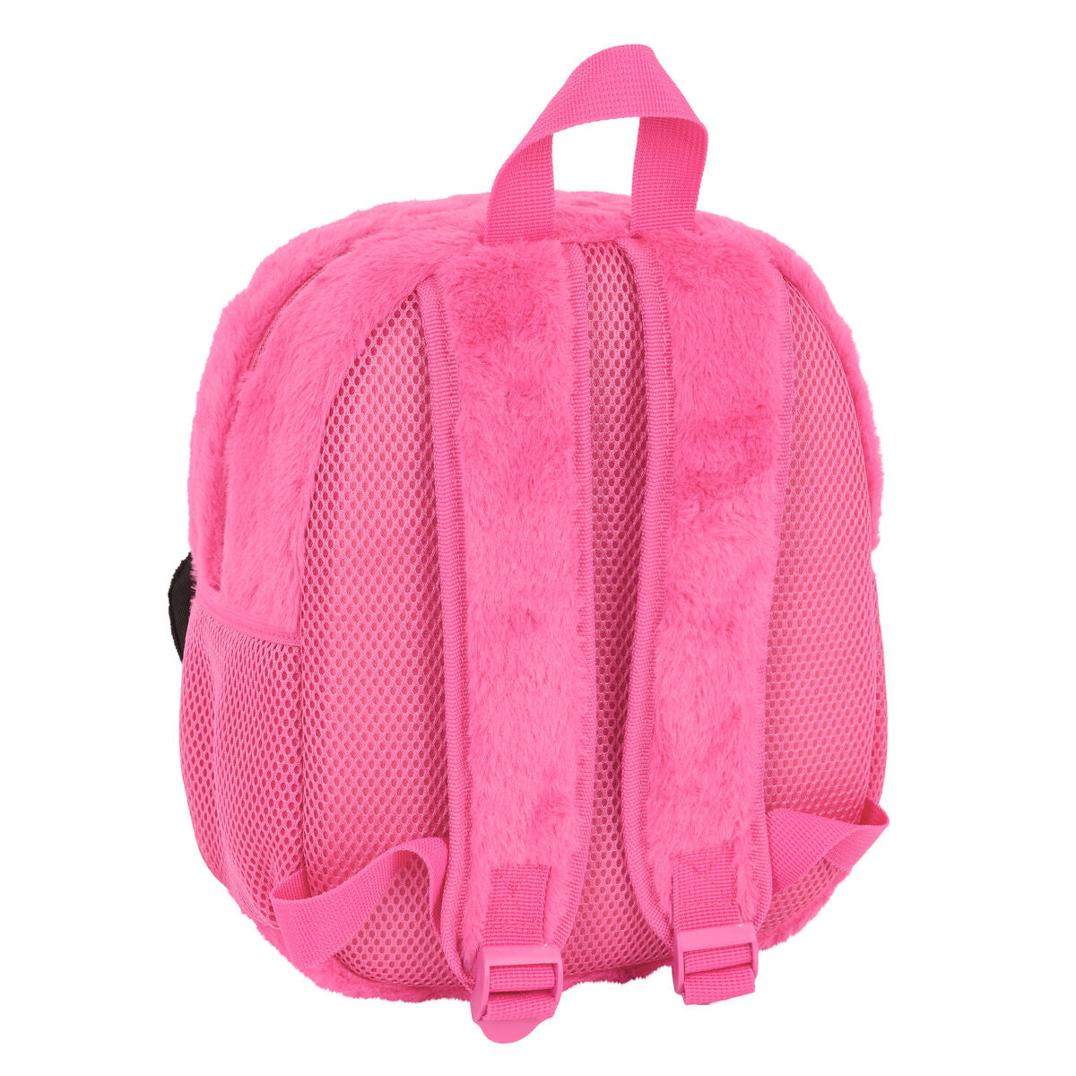 Minnie Mouse Schulrucksack rosa mit oberem Griff, 22 x 27 x 10 cm – Seitenansicht