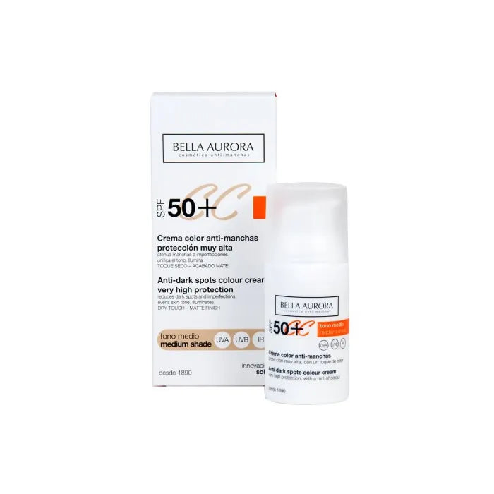BELLA AURORA Bella Aurora CC Anti-Spot Cream SPF 50 Medium Tone 30 ml Gesichtspflege Creme