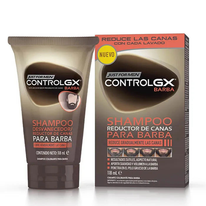 JUST FOR MEN JUST FOR MEN Control GX Bart Shampoo Grauhaar-Reduzierer 118 ml Haarpflege