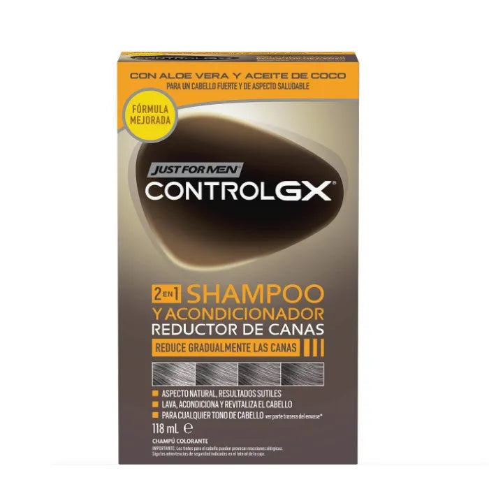 JUST FOR MEN JUST FOR MEN Control Gx Shampoo & Conditioner 118 ml zur Reduzierung von grauem Haar