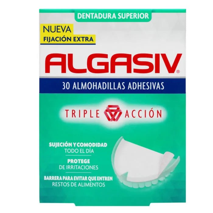 ALGASIV ALGASIV Denture Fixative Seals 30 Stück für Oberkieferprothesen Kosmetik