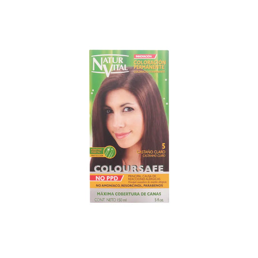 NATURALEZA Y VIDA NATURALEZA Y VIDA Coloursafe Permanent Color 5 Light Brown 150 ml Haarfarbe Kosmetik