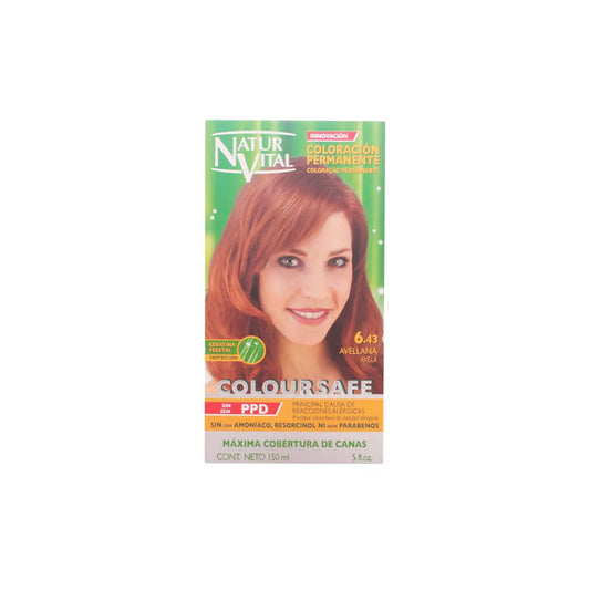 NATURALEZA Y VIDA NATURALEZA Y VIDA Coloursafe Permanent Haarfarbe 6.43 Haselnuss 150 ml Kosmetik