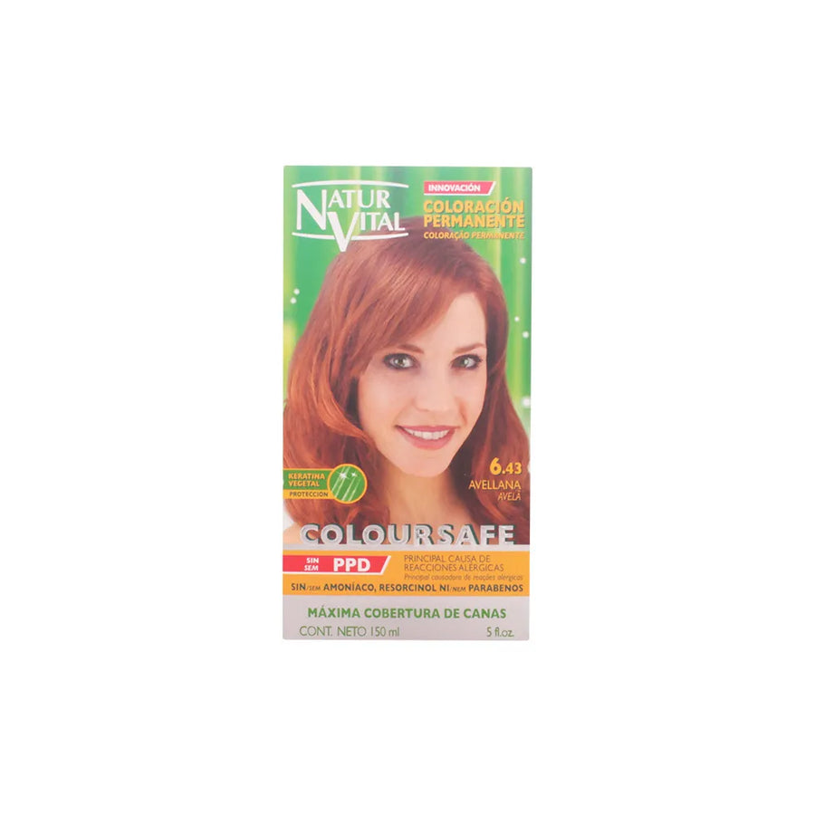 NATURALEZA Y VIDA NATURALEZA Y VIDA Coloursafe Permanent Haarfarbe 6.43 Haselnuss 150 ml Kosmetik