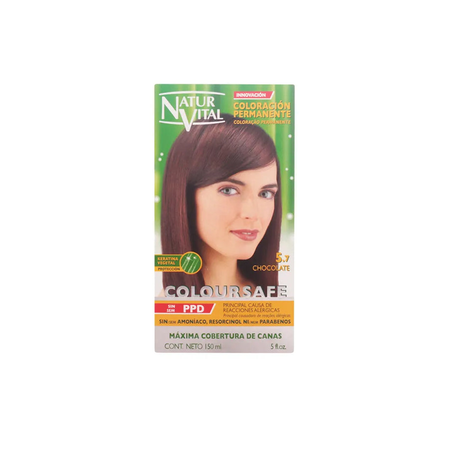 NATURALEZA Y VIDA NATURALEZA Y VIDA Coloursafe Permanent Haarfarbe 5.7 Chocolate 150 ml Kosmetik