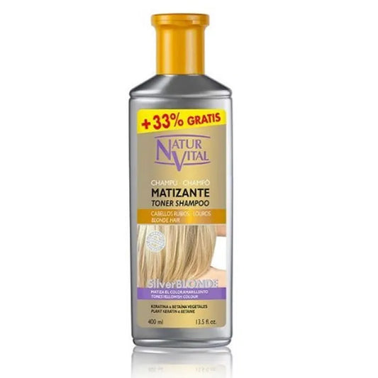 NATURVITAL NATURVITAL Silver Blonde Mattifying Shampoo 400 ml Silber Blond Shampoo