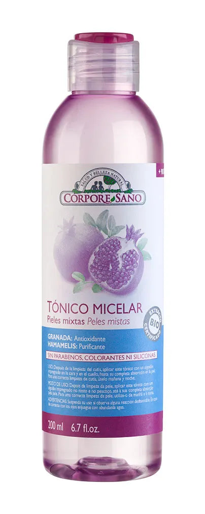 CORPORE CORPORE Tonico Micelar P Mixtas Granada Hamamelis Bio Mizellenwasser für Mischhaut Kosmetik
