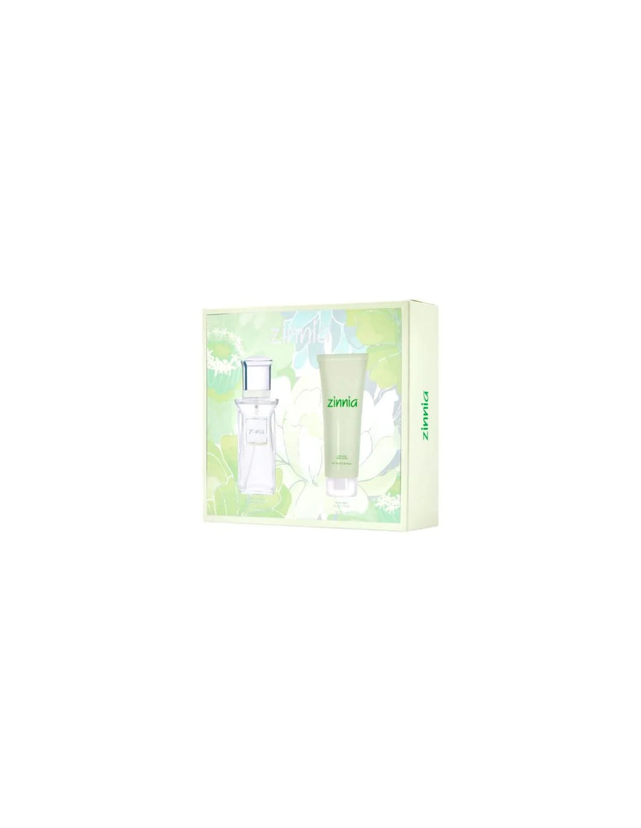 Puig Zinnia Eau de Toilette Set mit 100 ml Duftspray und 75 ml Body-Produkt