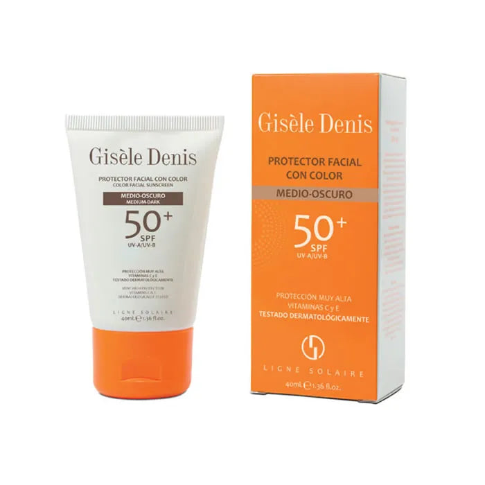 GISÈLE DENIS GISÈLE DENIS Color Facial Sunscreen SPF 50+ Medium/Dark 40 ml Gesichtssonnencreme