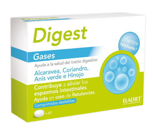 ELADIET ELADIET Bigest Digest Gases 60 Tabletten Nahrungsergänzungsmittel Kosmetik