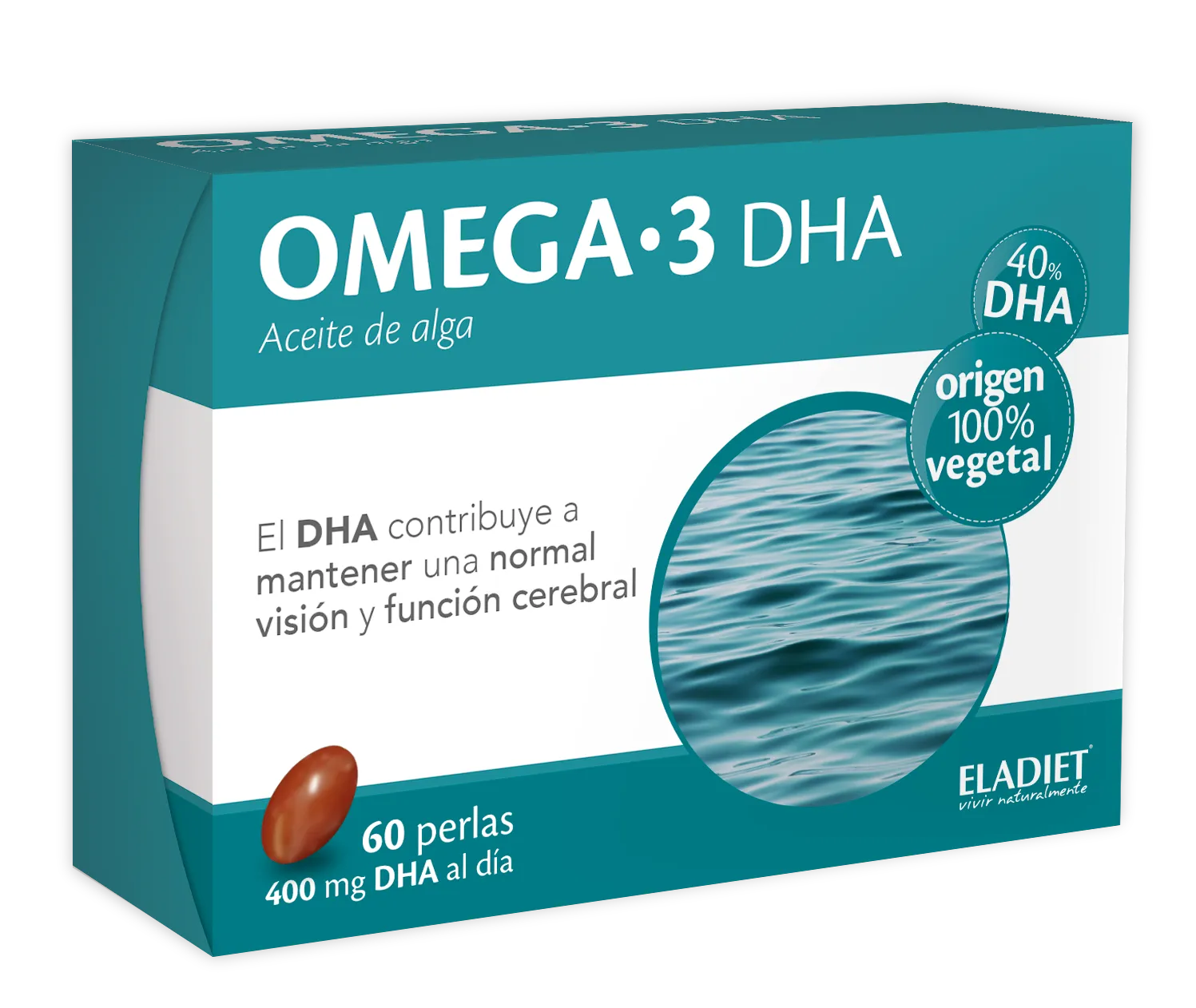 ELADIET ELADIET Omega 3 Kapseln 60 Perlas Nahrungsergänzungsmittel Kosmetik