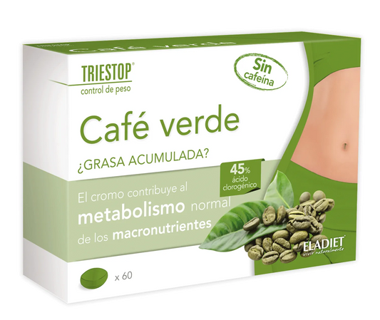 ELADIET ELADIET Triestop Cafe Verde Sin Cafeina 60 Kapseln koffeinfrei Kosmetik