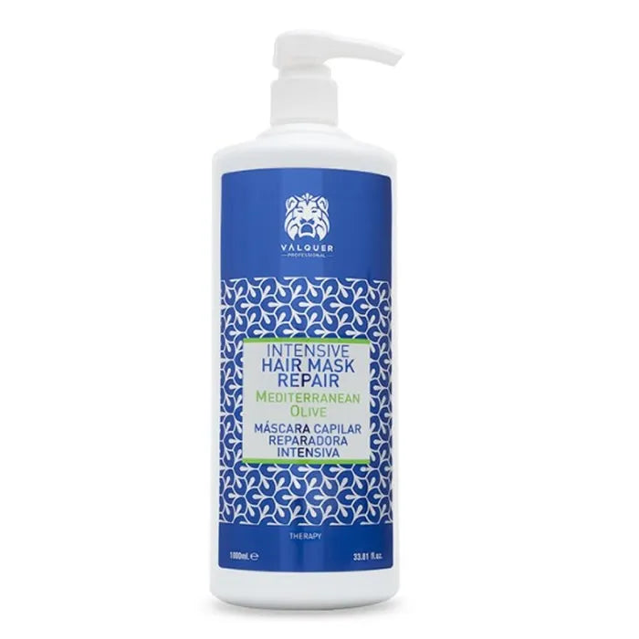 VALQUER VALQUER Intensive Hair Mask Repair Mediterranean Olive 1000 ml Haarmaske Haarpflege