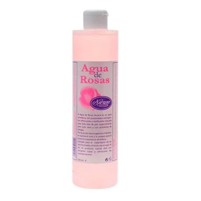 NURANA NURANA Rosenwasser 500 ml Gesichtswasser natürliche Hautpflege Kosmetik