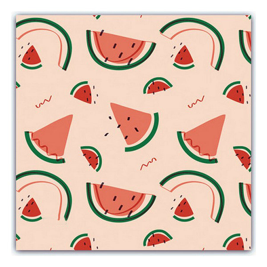 BigBuy Wellness Wiederverwendbare Stoff-Hygienemaske für Kinder 10–12 Jahre mit Wassermelonenmotiv – Detailansicht