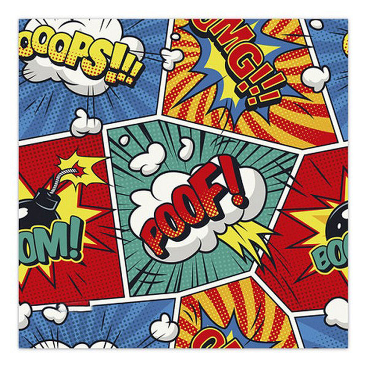 BigBuy Wellness Wiederverwendbare Stoff-Hygienemaske mit Comic-Aufdruck – Detailansicht