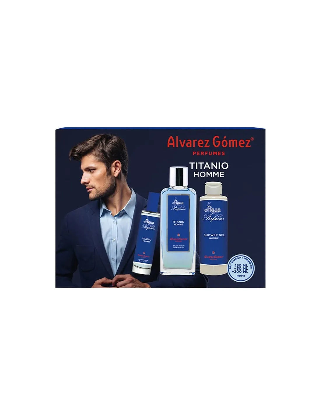 ALVAREZ GÓMEZ ALVAREZ GÓMEZ Agua De Perfume Homme EdP 150 ml Titanio Set Parfüm