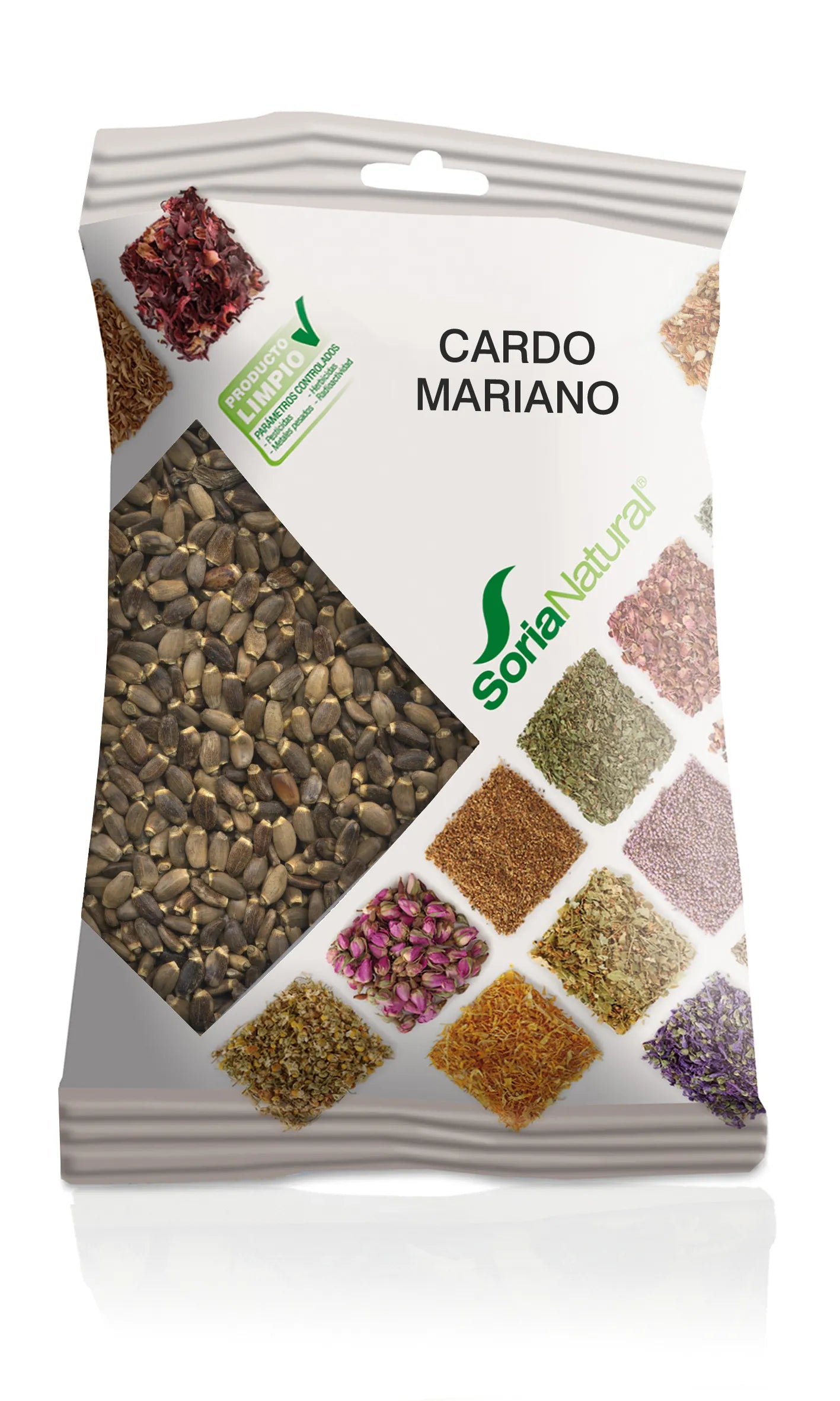 SORIA SORIA Cardo Mariano Samen 75 g natürliche Kosmetik Rohstoff