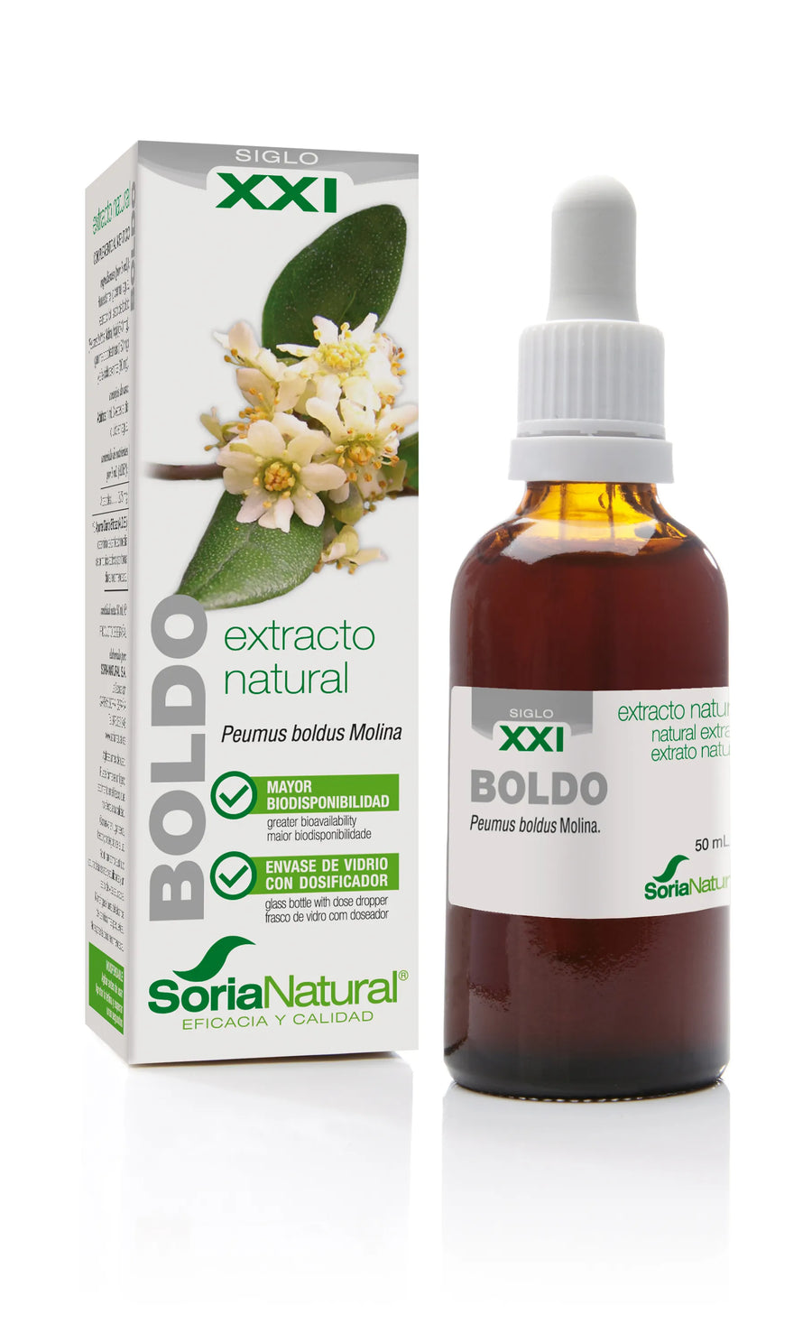 SORIA SORIA Extracto Boldo S XXI 50 ml Flüssiges Pflanzenextrakt Kosmetik