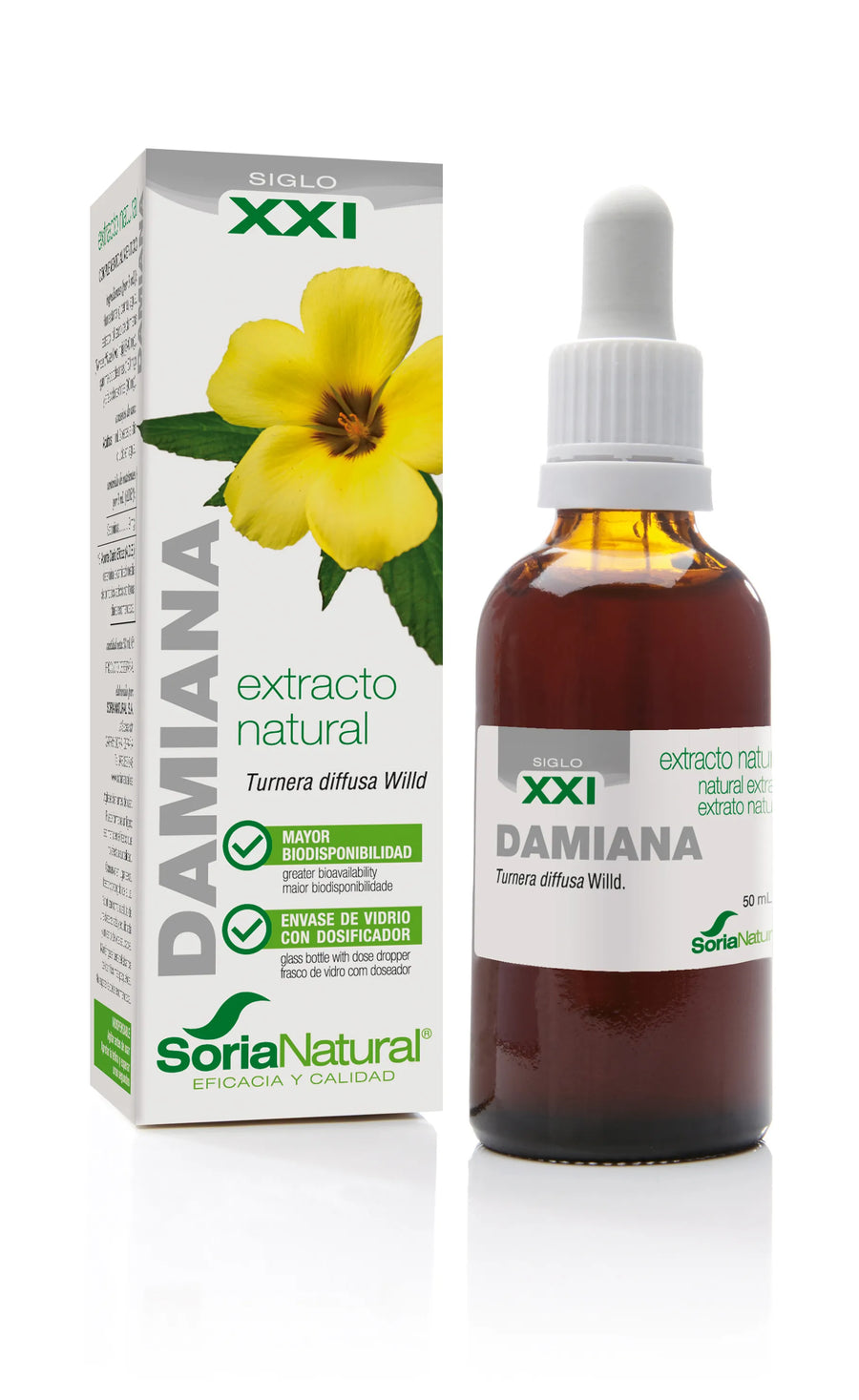 SORIA SORIA Extracto Damiana S Xxi 50 ml Flüssigextrakt Kosmetik