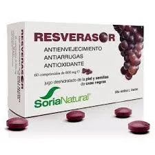 SORIA SORIA Resverasor 600 mg 60 Tabletten Nahrungsergänzung Kosmetik