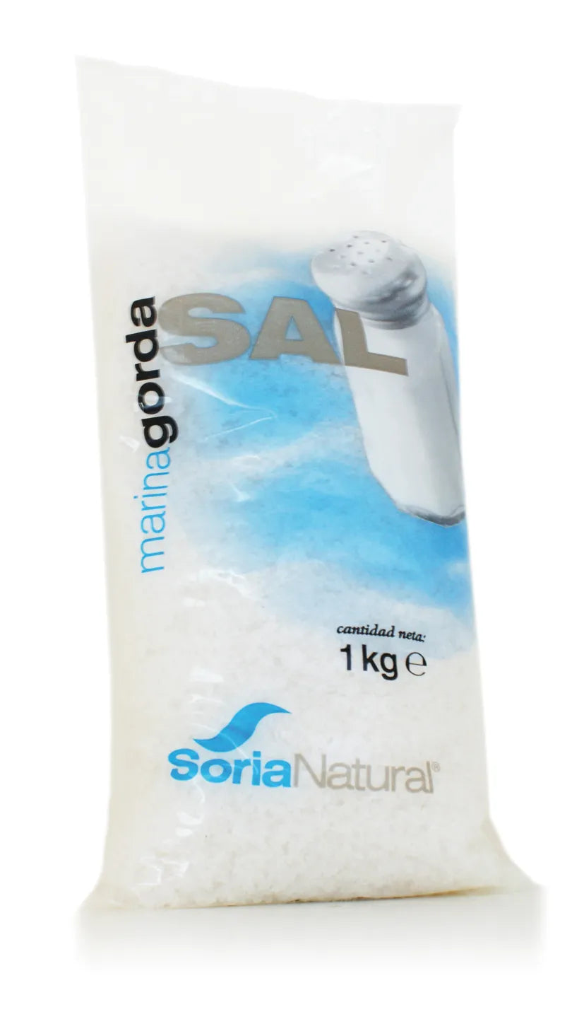 ALECOSOR ALECOSOR Sal Marina Gruesa grobes Meersalz 1 kg Kosmetik Salz naturbelassen