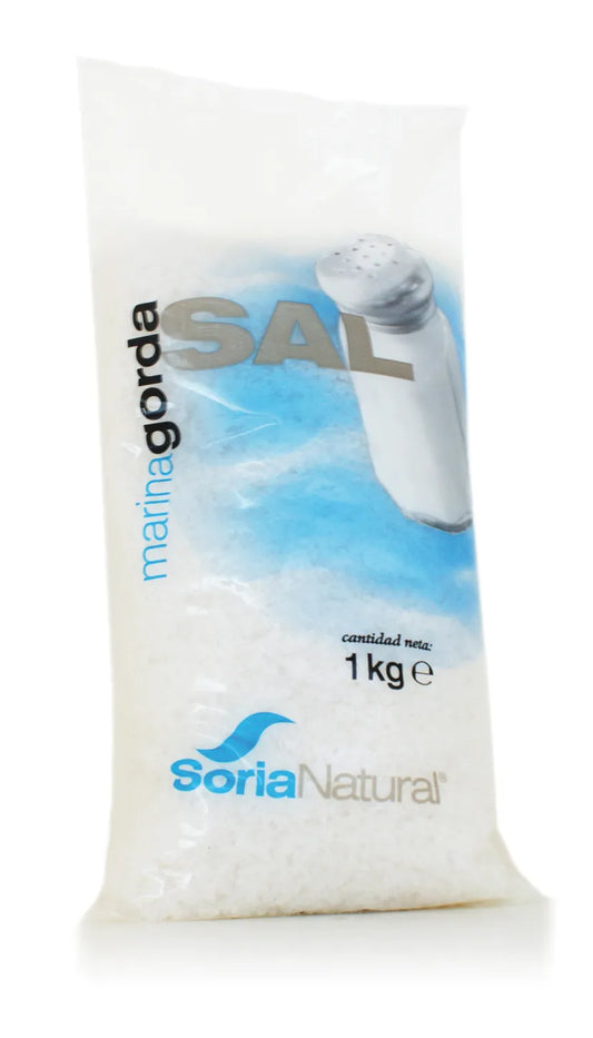 ALECOSOR ALECOSOR Sal Marina Gruesa grobes Meersalz 1 kg Kosmetik Salz naturbelassen
