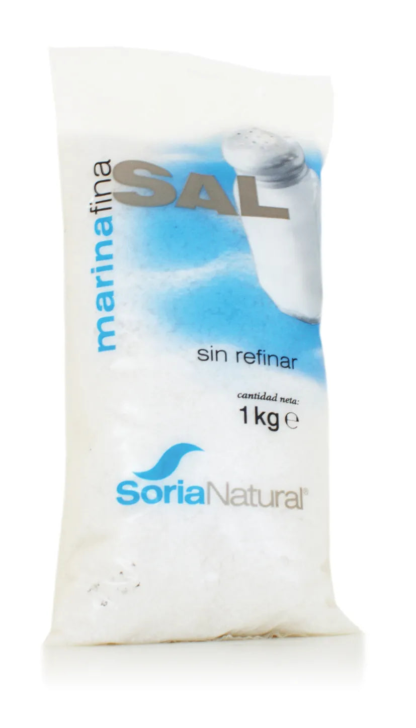 ALECOSOR ALECOSOR Sal Marina Fina Sin Refinar Meersalz 1 kg naturbelassen Kosmetik