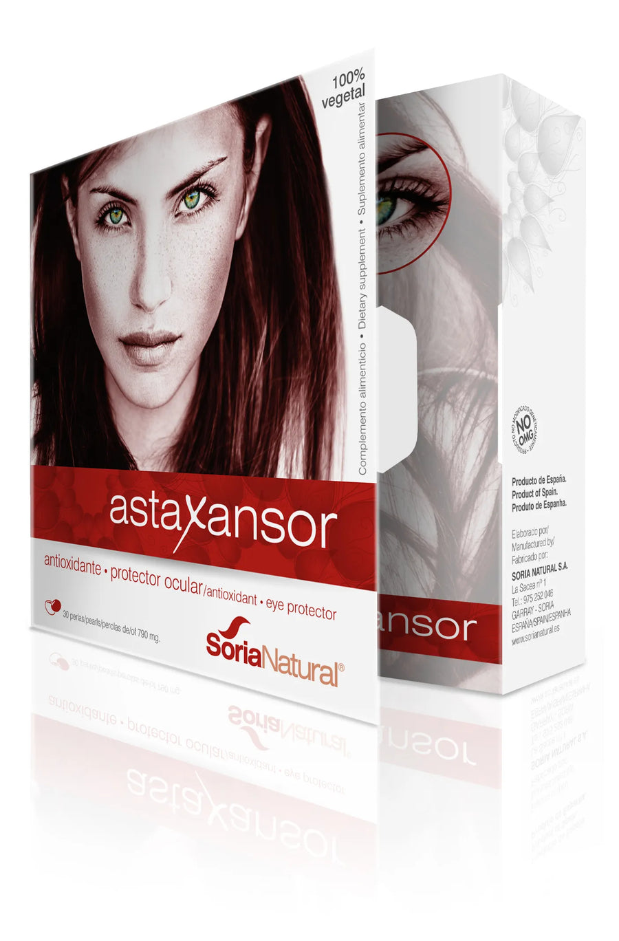 SORIA SORIA Astaxansor 790 mg 30 Perlas Nahrungsergänzungsmittel Kosmetik