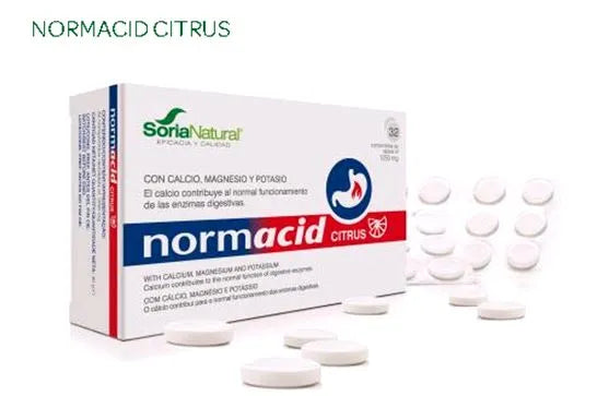 SORIA SORIA Normacid Citrus 32 Tabletten 1250 mg Kosmetikprodukt