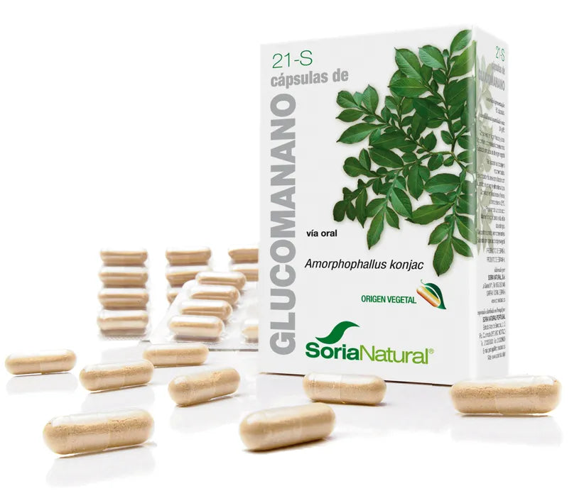 SORIA SORIA Glucomanano 400 mg 60 Kapseln Nahrungsergänzung Kosmetik