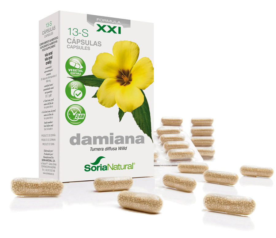 SORIA SORIA Damiana Liberacion Prolongada 13-S Kapseln 30 Stück Kosmetik