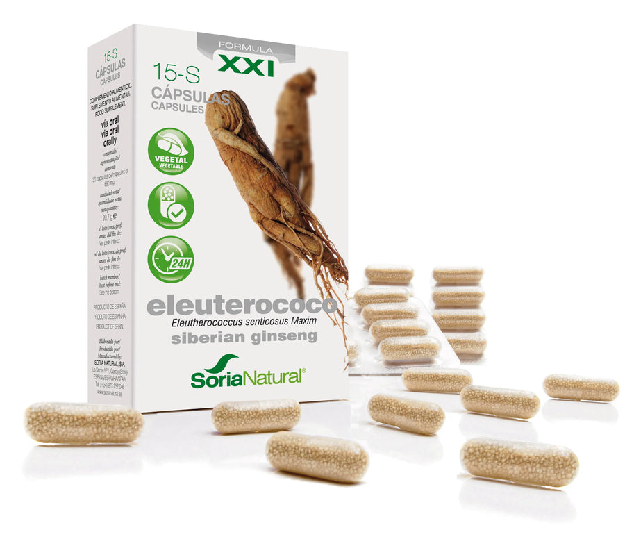 SORIA SORIA Eleuterococo 690 mg 30 Kapseln 15-S Liberación Prolongada Kosmetik