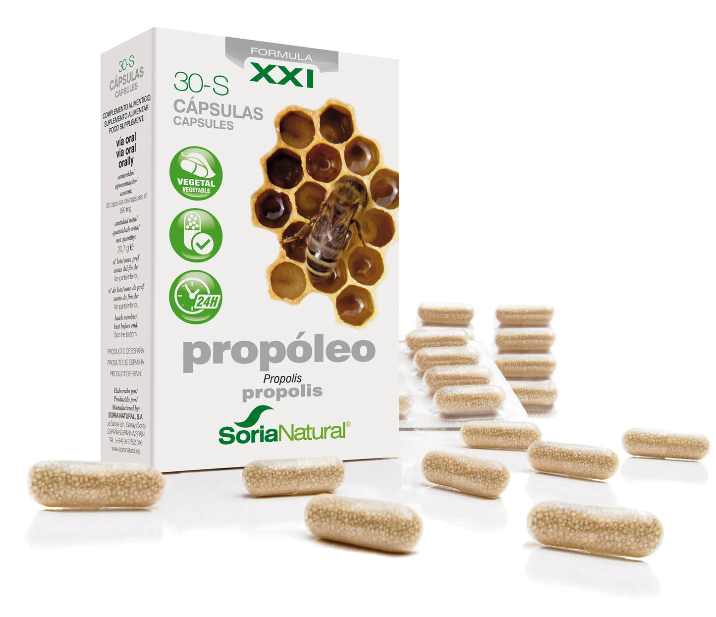 SORIA SORIA Propoleo Kapseln 30 Stück Prolongierte Freisetzung Kosmetik