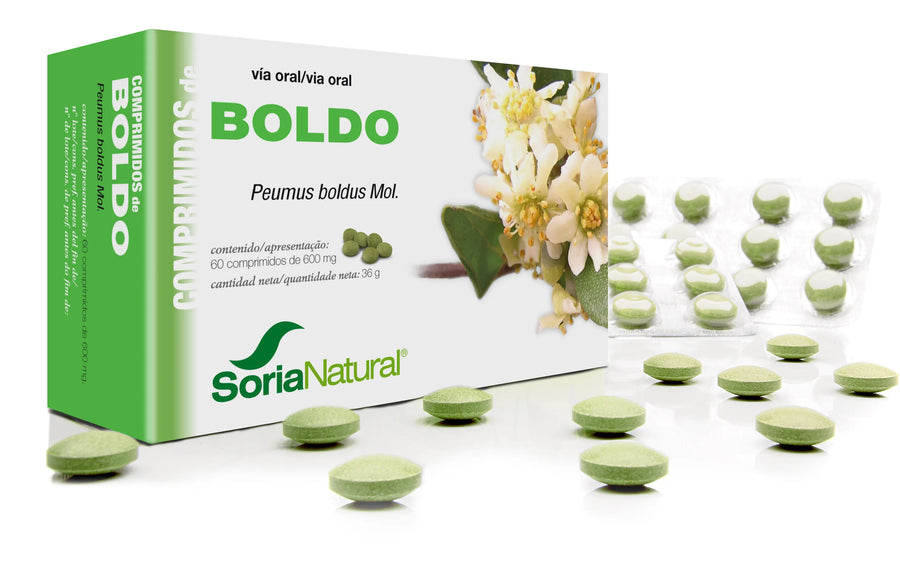SORIA SORIA Boldo 600 mg 60 Tabletten Nahrungsergänzung Kosmetik