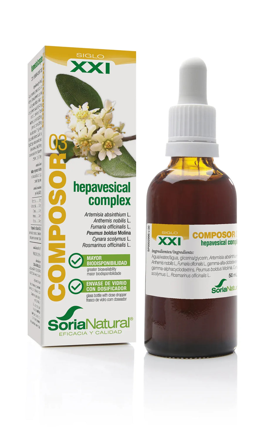 SORIA SORIA Composor 3 Hepavesical Complex S Xxi 50 ml Kosmetikpflege