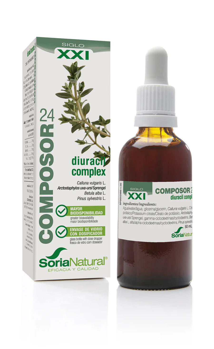 SORIA SORIA Composor 24 Diuracin Complex Siglo XXI 50 ml Kosmetikpflege
