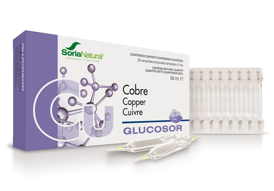SORIA SORIA Glucosor Cobre 28 Ampullen 2 ml Ampolllas für Kosmetik