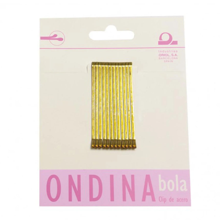 EUROSTIL EUROSTIL Ondina Haarclips 50 mm Bola Bronce 12 Stück Kosmetik