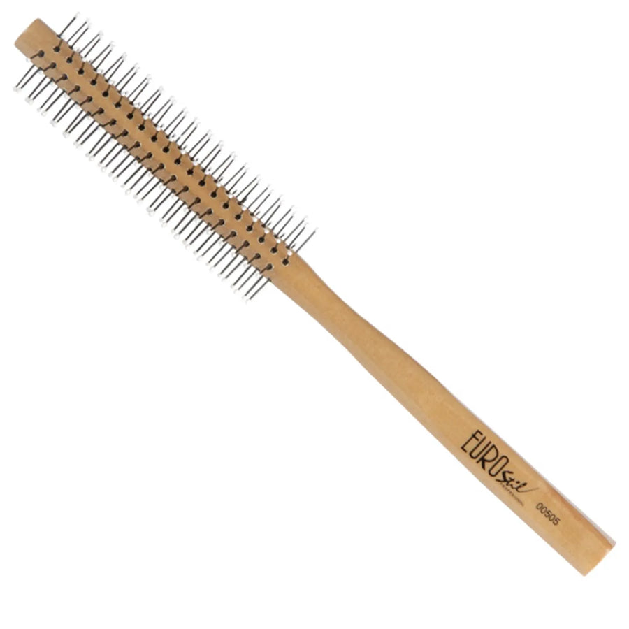 EUROSTIL EUROSTIL Rundbürste Holz Nylon 9 mm 1 Stück Kosmetik