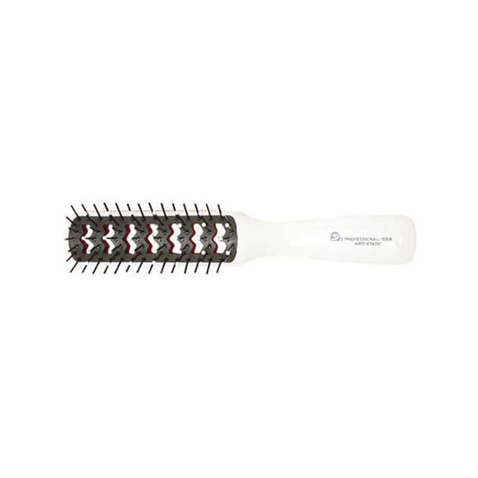 EUROSTIL EUROSTIL Anti-Static großer bicolor Skelett-Haarbürste 1 Stück Kosmetik