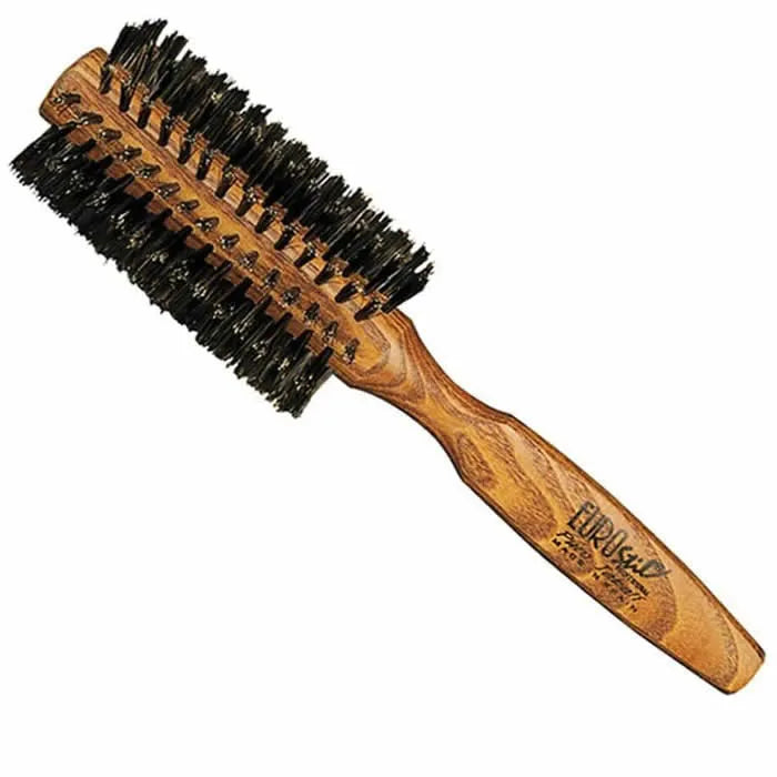 EUROSTIL EUROSTIL Boar-Bristle Haarbürste 33 mm Naturborsten rund Kosmetik