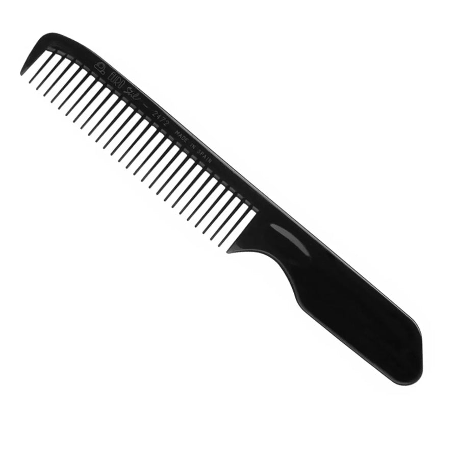 EUROSTIL Batidor Profesional langer Kamm 20 cm schwarz