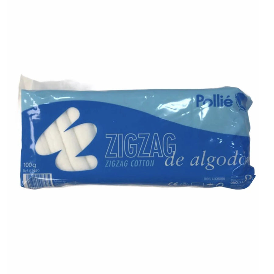 EUROSTIL Zigzag Algodón Kosmetik-Watte 100 g Baumwolle