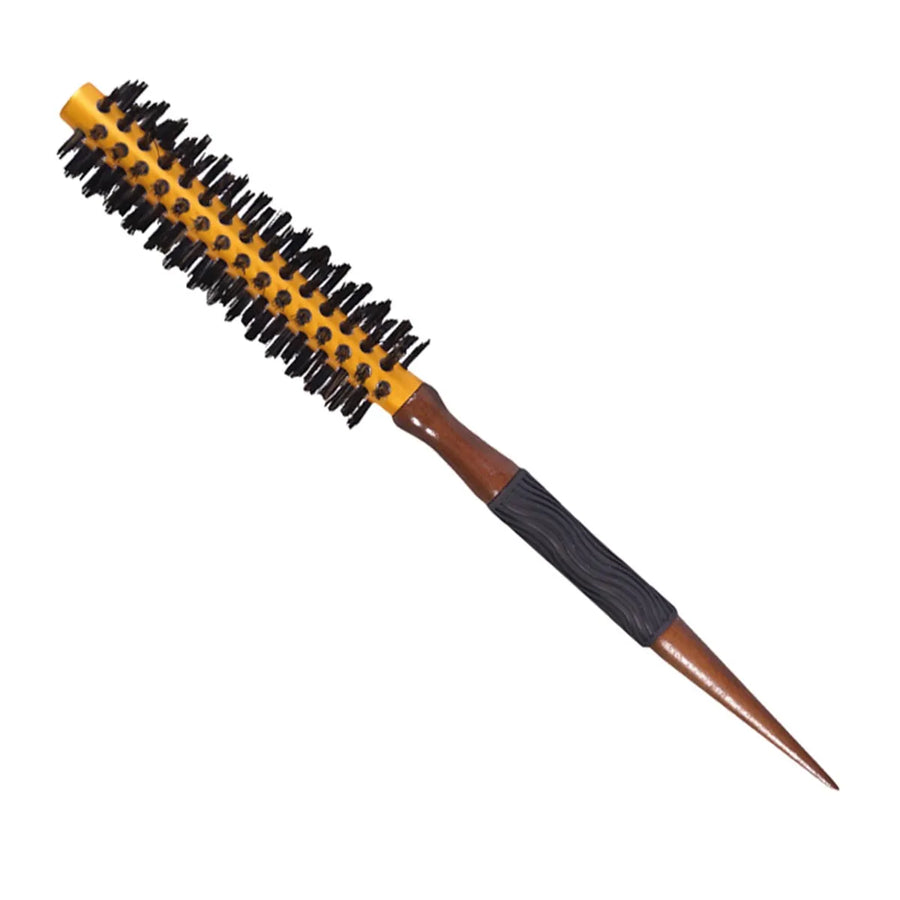 EUROSTIL EUROSTIL Rundbürste Aluminium Wildschweinborsten 10 mm Durchmesser 1 Stück Kosmetik